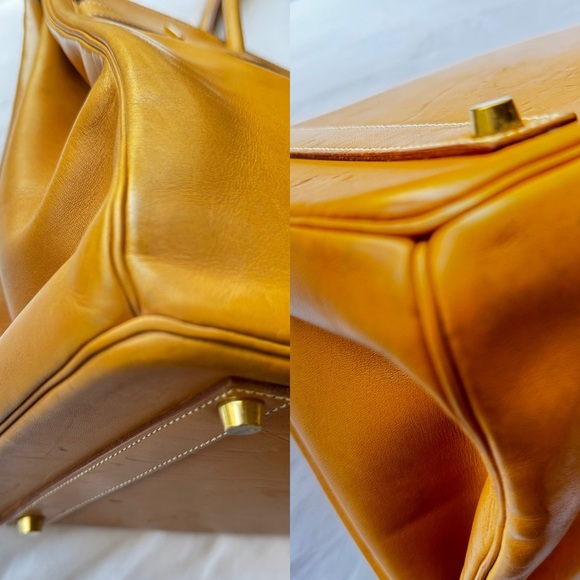 Authentic Hermes Birkin Vache Naturelle GHW w/H Spa receipt! - Picture 15 of 15